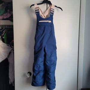 4/5 All In Motion Overall Snowpants Adjustable Straps Snaps At Ankle